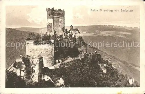 Brodenbach Ruine Ehrenburg Kat. Brodenbach