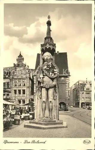 Bremen Der Roland Denkmal Kat. Bremen