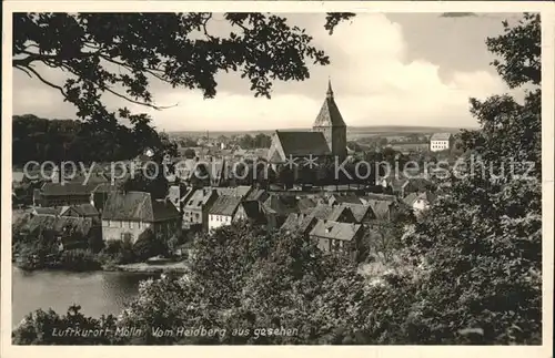 Moelln Panorama vom Heidberg Kat. Moelln