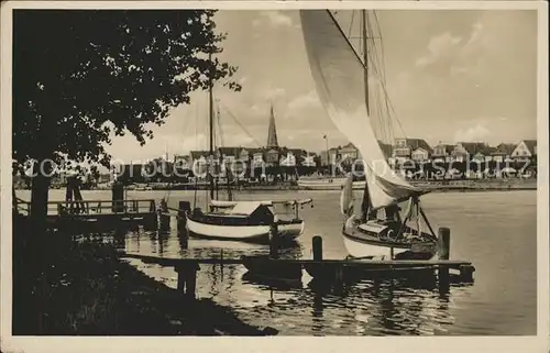 Travemuende Ostseebad Panorama vom Priwall / Luebeck /Luebeck Stadtkreis