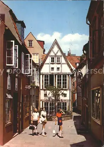 Bremen Wuestestaette Schnoor Kat. Bremen