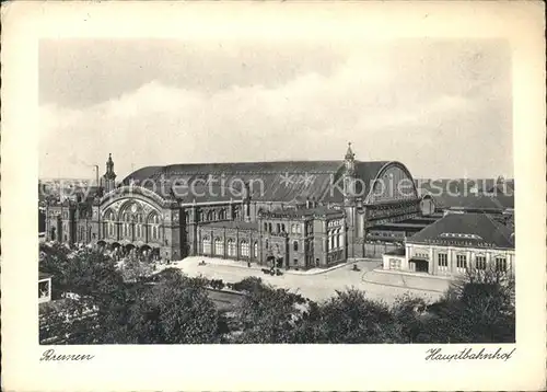 Bremen Hauptbahnhof Kat. Bremen