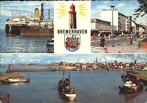 Bremerhaven Hafen Wappen Schiffe Kat. Bremerhaven