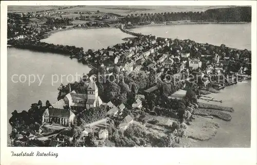 Ratzeburg Fliegeraufnahme Inselstadt Kat. Ratzeburg