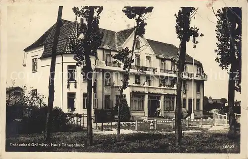 Groemitz Ostseebad Haus Tannenburg /  /