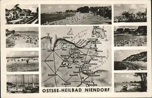 Niendorf Ostseebad Landkarte Straende / Timmendorfer Strand /Ostholstein LKR