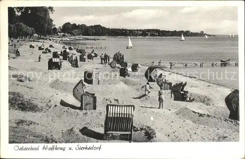 Haffkrug Ostseebad Strand Sierksdorf / Scharbeutz /Ostholstein LKR