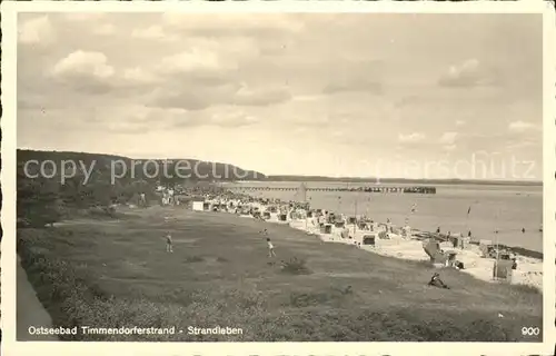 Timmendorfer Strand Strandleben Kat. Timmendorfer Strand