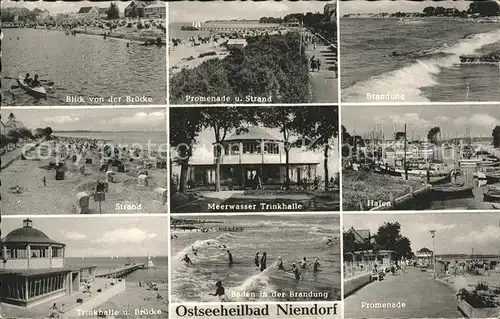 Niendorf Ostseebad Strand Promenade Hafen Trinkhalle Seebruecke / Timmendorfer Strand /Ostholstein LKR