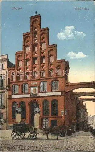 Luebeck Schifferhaus Pferdekutsche Kat. Luebeck