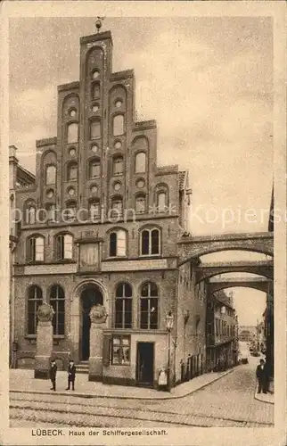 Luebeck Haus der Schiffergesellschaft Kat. Luebeck