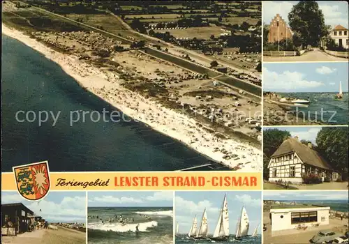 Cismar Lenster Strand Wappen Ansichten Kat. Groemitz