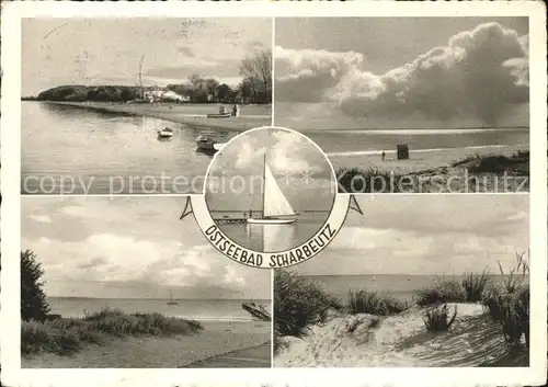 Scharbeutz Ostseebad Strandansichten Segelboot Kat. Scharbeutz