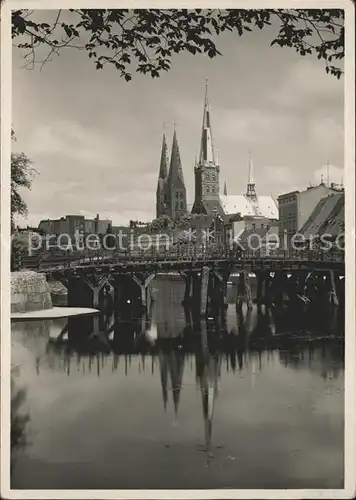 Luebeck St.Petrikirche und Marienkirche Kat. Luebeck