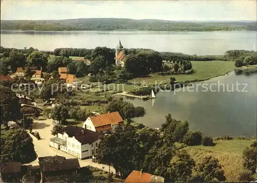 Bosau Fliegeraufnahme Panorama mit Ploener See Kat. Bosau