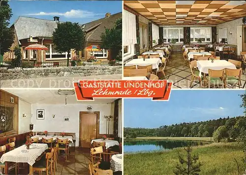 Lehmrade Restaurant "Lindenhof" Familie Sommer Kat. Lehmrade