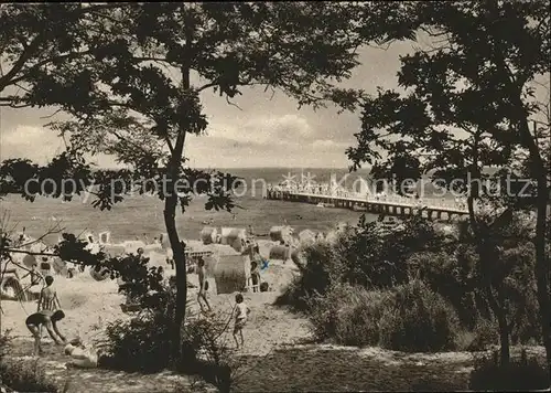 Timmendorfer Strand Strand und Seebruecke Kat. Timmendorfer Strand