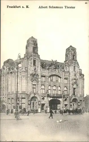 Frankfurt Main Albert Schumann Theater Kat. Frankfurt am Main