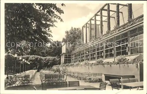 Frankfurt Main Palmenhaus Terrasse Kat. Frankfurt am Main