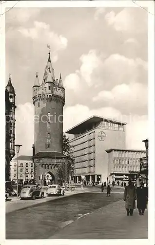 Frankfurt Main Eschenheimer Turm und Bayer Haus Kat. Frankfurt am Main