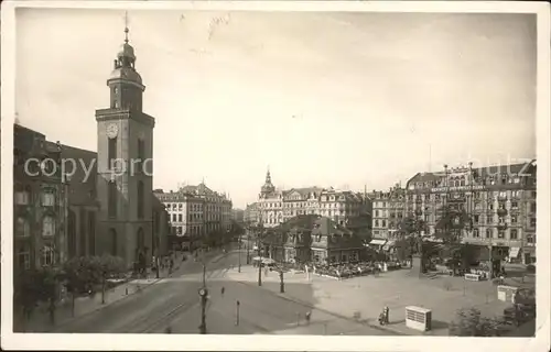 Frankfurt Main Schillerplatz mit Hauptwache und Katharinenkirche Kat. Frankfurt am Main