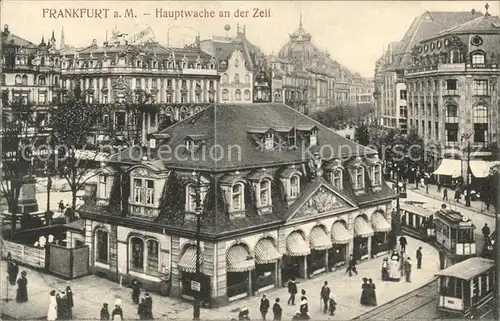 Frankfurt Main Hauptwache an der Zeil Kat. Frankfurt am Main