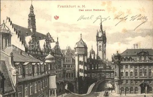 Frankfurt Main Neues Rathaus Torbogen Kat. Frankfurt am Main