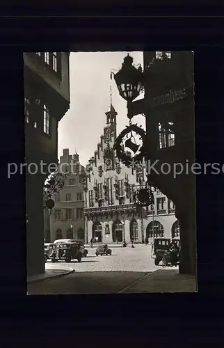 Frankfurt Main Durchblick zum Roemer Kat. Frankfurt am Main