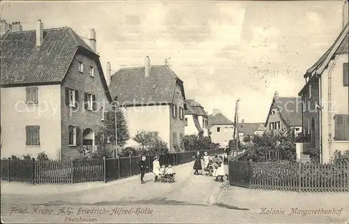 Essen Ruhr Friedrich Alfred Huette Kruppsche Kolonie Margarethenhof Kat. Essen