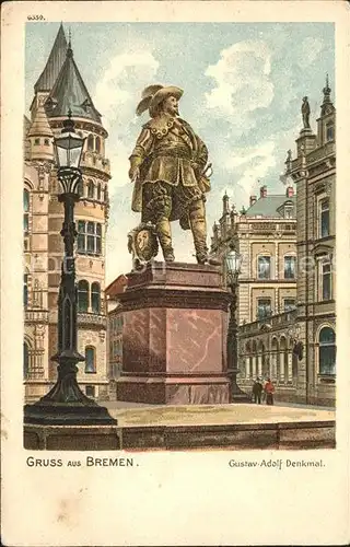 Bremen Gustav Adolf Denkmal Kat. Bremen