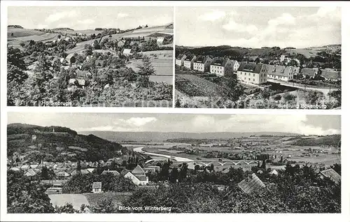 Vlotho Hoeltkebruch Siedlung Boekenburg Blick vom Winterberg Kat. Vlotho