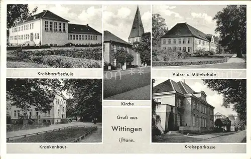 Wittingen Niedersachsen Kreissparkasse u.Krankenhaus Kat. Wittingen
