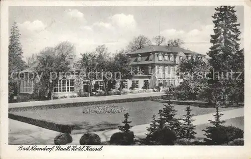 Bad Nenndorf Staatl.Hotel Kassel Kat. Bad Nenndorf