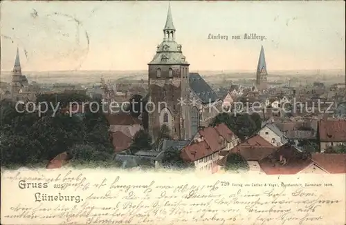 Lueneburg Blick vom Kalkberge Kat. Lueneburg