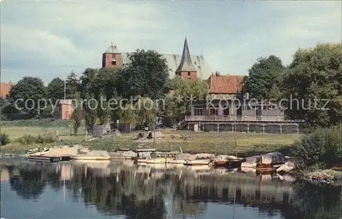 Verden Aller Bootshaus an der Aller Kat. Verden (Aller)