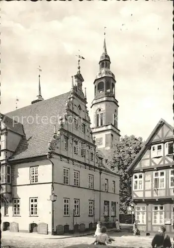 Celle Niedersachsen Rathaus u.Stadtkirche / Celle /Celle LKR