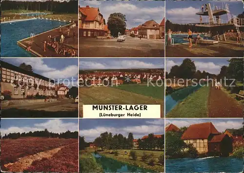 Munsterlager mit Freibad Kat. Munster