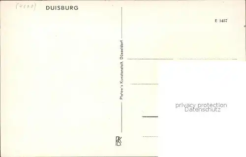 Duisburg Ruhr Rheinbruecke Stadttheather Landgericht / Duisburg /Duisburg Stadtkreis