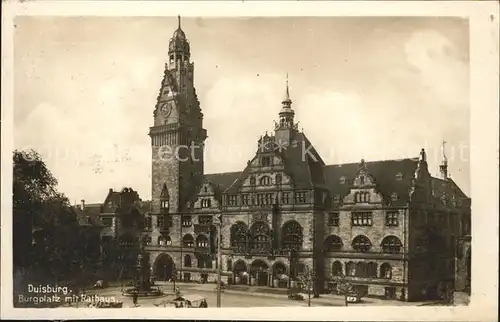 Duisburg Ruhr Burgplatz Rathaus / Duisburg /Duisburg Stadtkreis