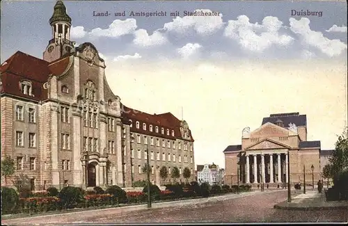 Duisburg Ruhr Amtsgericht Stadttheater / Duisburg /Duisburg Stadtkreis
