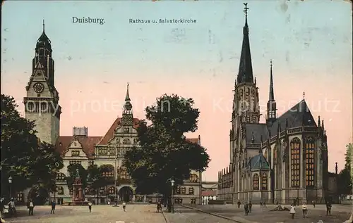 Duisburg Ruhr Rathaus Salvatorkirche / Duisburg /Duisburg Stadtkreis