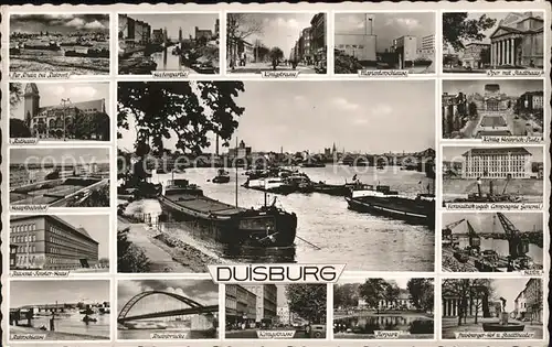 Duisburg Ruhr Hafen Koenigstrasse Tausendfensterhaus Bahnhof / Duisburg /Duisburg Stadtkreis