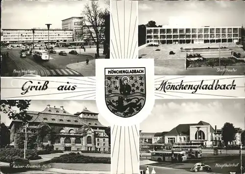 Moenchengladbach Haus Westland Kaiser Friedrich Halle Stadttheather Kat. Moenchengladbach