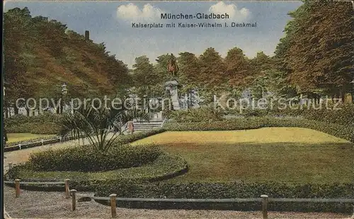 Moenchengladbach Kaiserplatz Denkmal Kat. Moenchengladbach