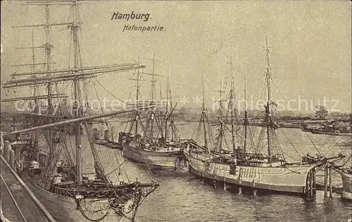 Hamburg Hafenpartie Kat. Hamburg