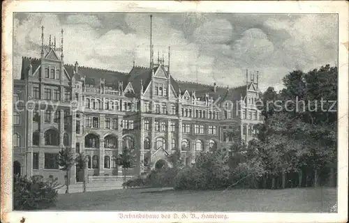 Hamburg Verbandhaus des D.H.B. Kat. Hamburg