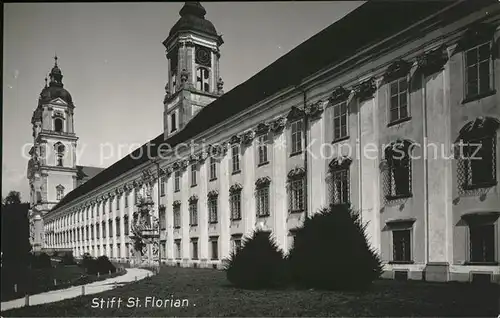 Sankt Florian Teilansicht Stift St. Florian Kloster Barock Kat. Sankt Florian