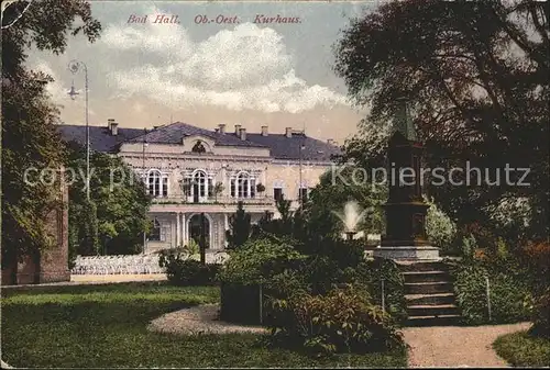 Bad Hall Oberoesterreich Kurhaus Kurpark Denkmal Kat. Bad Hall