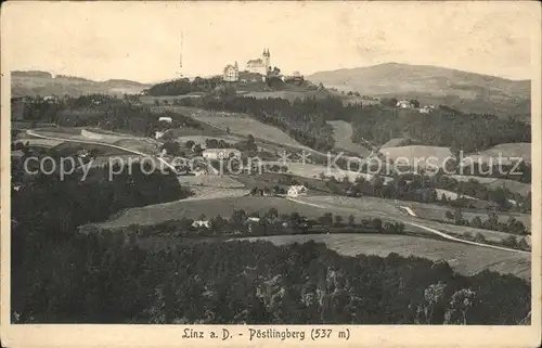 Poestlingberg Panorama mit Basilika Kat. Linz