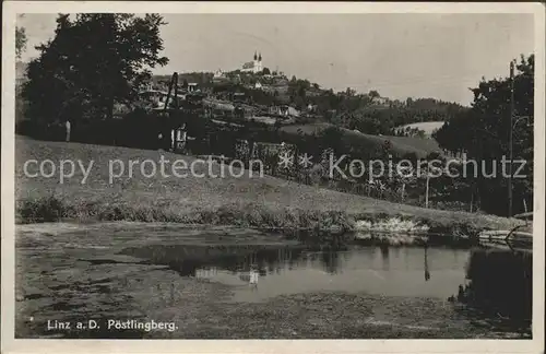 Poestlingberg Teich Wallfahrtskirche Kat. Linz